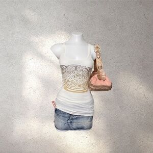 Y2K Aeropostale “Aerofest” Graphic Tank Top | Psychedelic Indie Sleaze